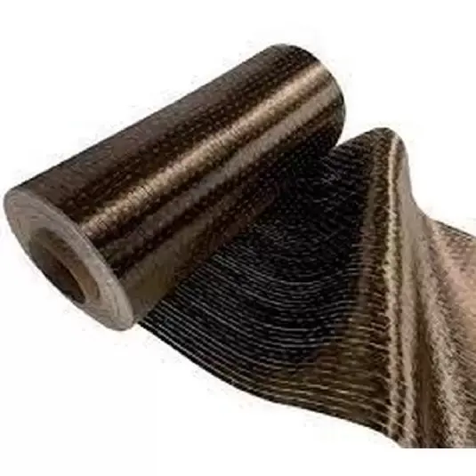 Tessuto in fibra di basalto di colore bruno